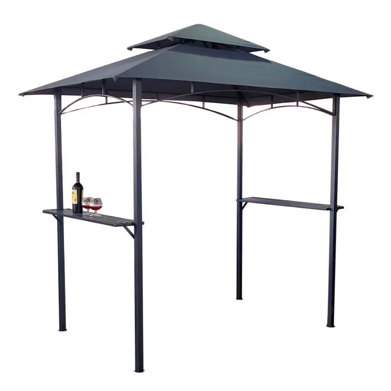 Outdoor home barbecue shed, simple barbecue shed, small sunshade tent, rain and sun protection, leisure tent, courtyard