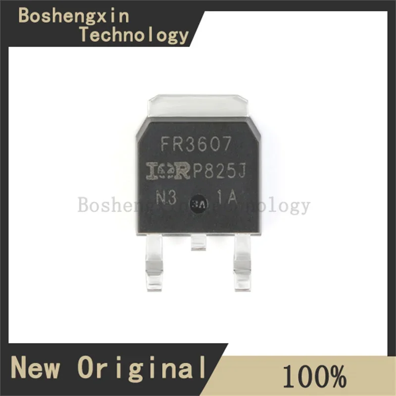 2Pcs IRFR3607TRPBF N-channel, 75V, 80A, 9mΩ@10V TO-252-2(DPAK) IRFR3607TRPBF