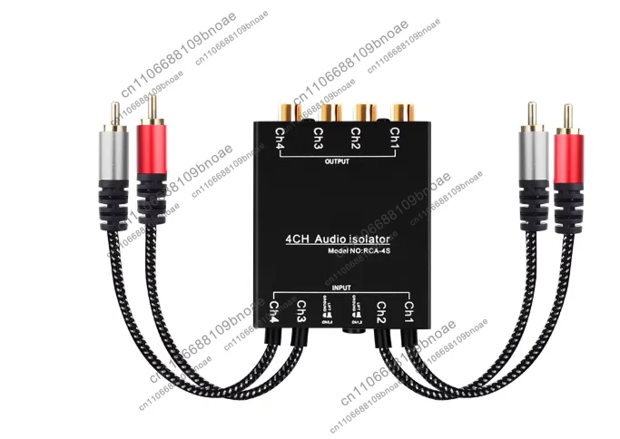 Accessories: audio isolator rca connector - eliminates audio interference
