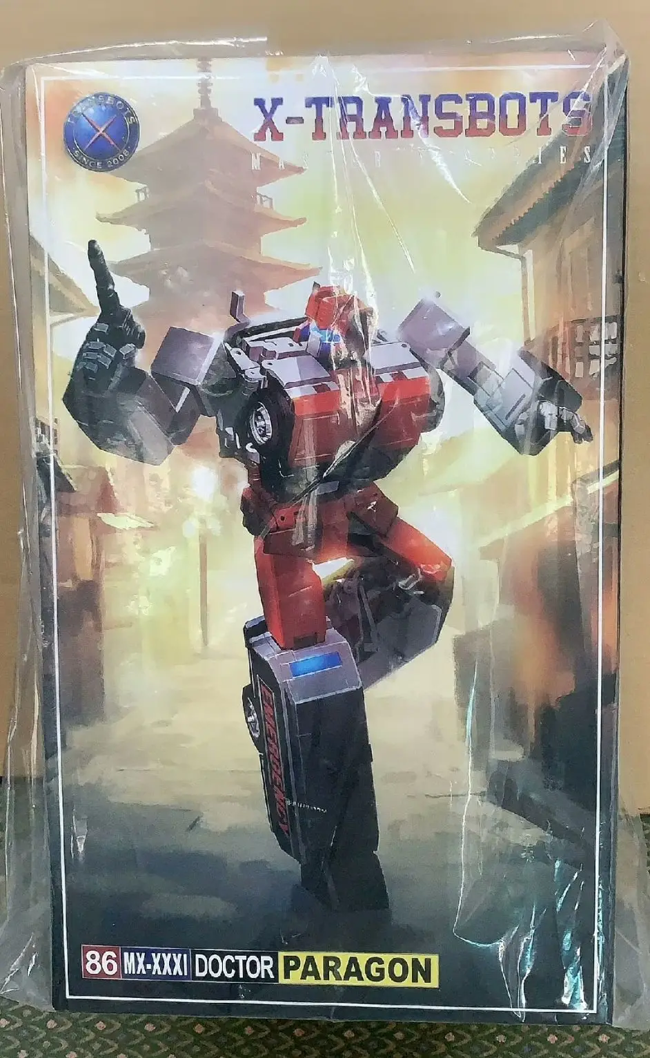 Na Stanie Od Ręki X-Transbot Transformation MX-31 MX31 Defensor First Aid G1 Robot Figurka Akcji Zabawki Kolekcjonerskie Prezenty
