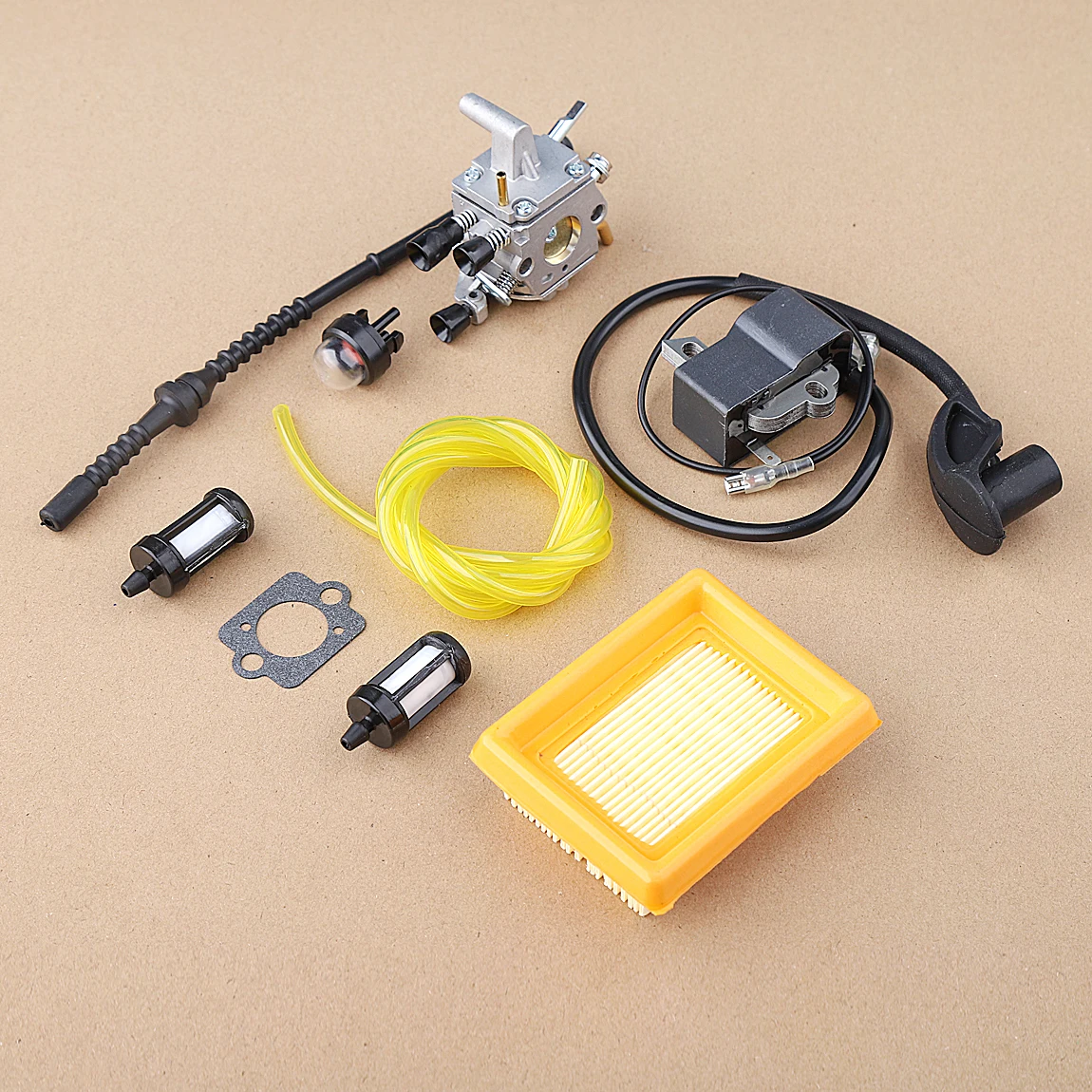 Imagem -05 - Filtro de ar do Carburador para Stihl Fs120 Fs200 Fs250 Fs300 Fs350 Roçadeira Aparador de Grama Substituir 4134 120 0603 4134 400 1301