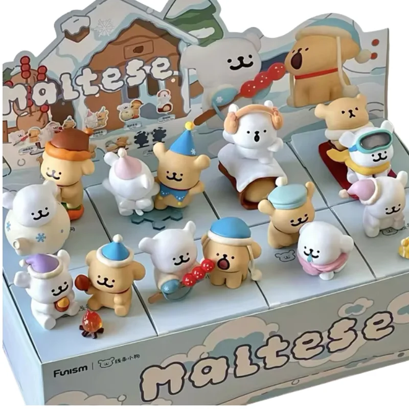 Maltańczyk Cuddy Moments Seria Pudełko z niespodzianką Figurka na biurko Śliczna dla dziewczynek Prezenty świąteczne i urodziny Zabawki dla dzieci