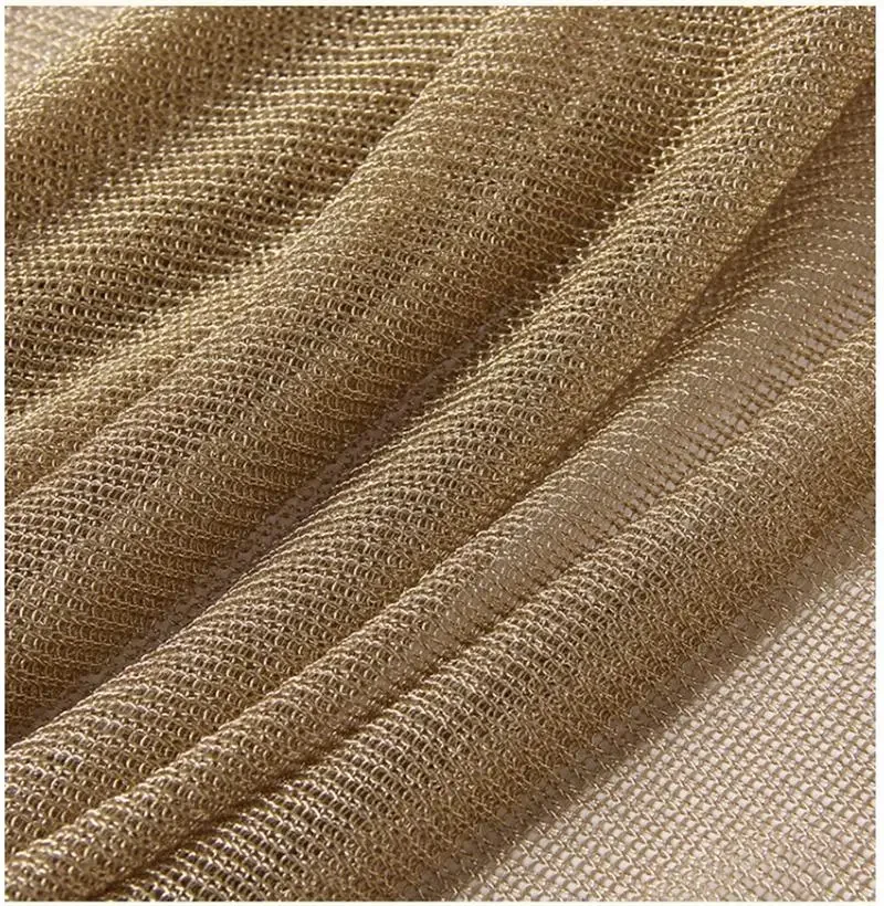 Soft Knitted Metal Texture Fabric Lightweight Dress Making Designer Fabric Diy Sewing Accessories By the meter