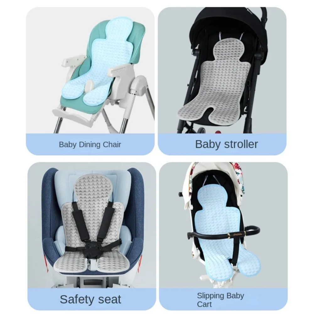 

Подкладка для коляски, детские коляски, охлаждающий коврик, дышащая удобная подушка для детской коляски, однотонная подушка для коляски