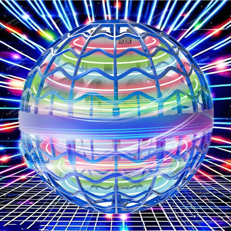 Orijinal patentli uçan top sihirli top kapalı ve açık uçan dönen drone jiroskop Noel çocuk oyuncak hediye