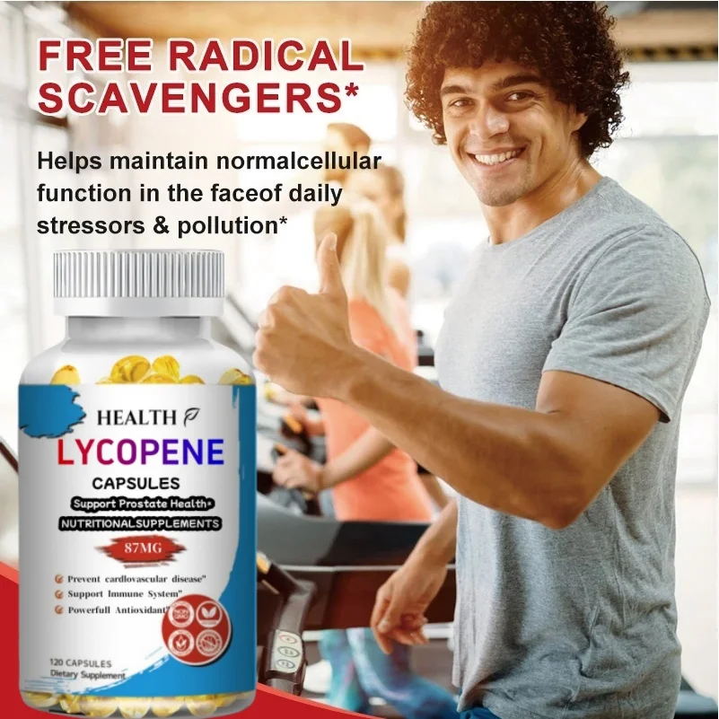 Lycopene 87mg 120 Vegetarian Capsules | Supplementing Health | Natural Tomato Extract Non GMO