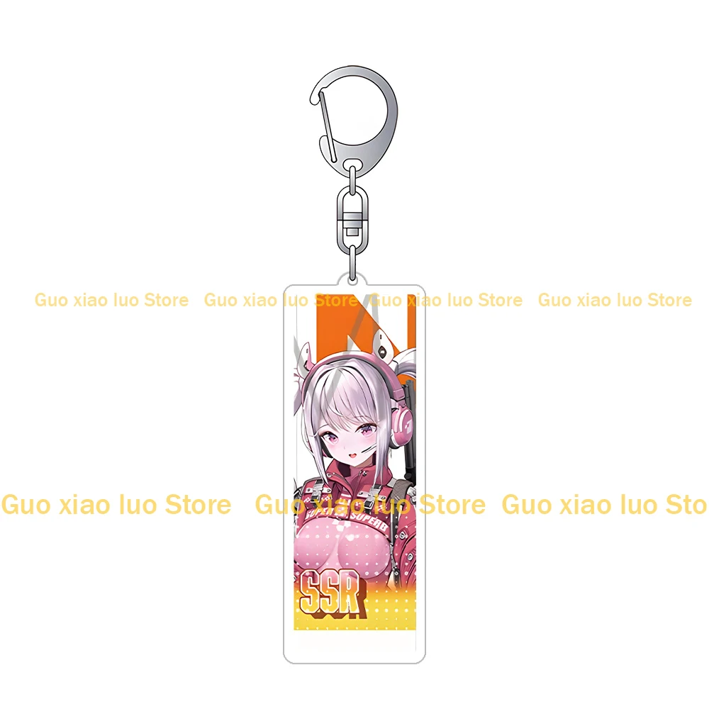 Guo Xiao Luo Store Goddess of Victory: Nikke new Official anime peripheral game character Acrylic keychain Bag pendant  gift