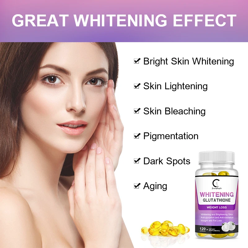 GPGP GreenPeople White Tomato Glutathione Brightening Capsule Dull Skin Nutrition Supplementer Skin Cell repair Capsule