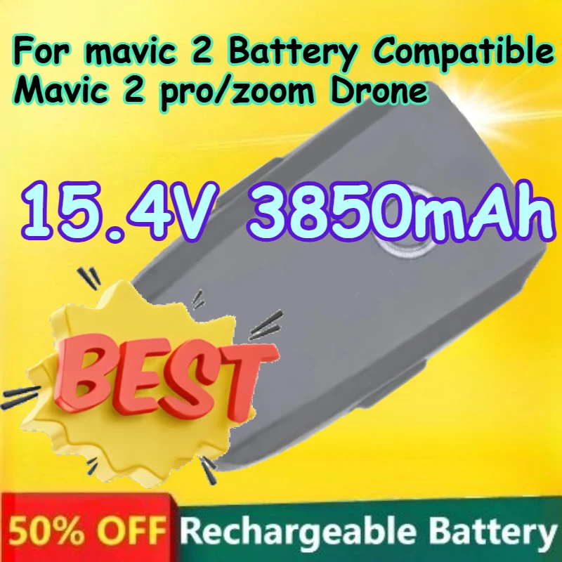 

15.4V 3850mAh Drone Batterys for Mavic 2 Battery LiPo Cells 31min Compatible Mavic 2 Pro/zoom Intelligent Flight Accessories