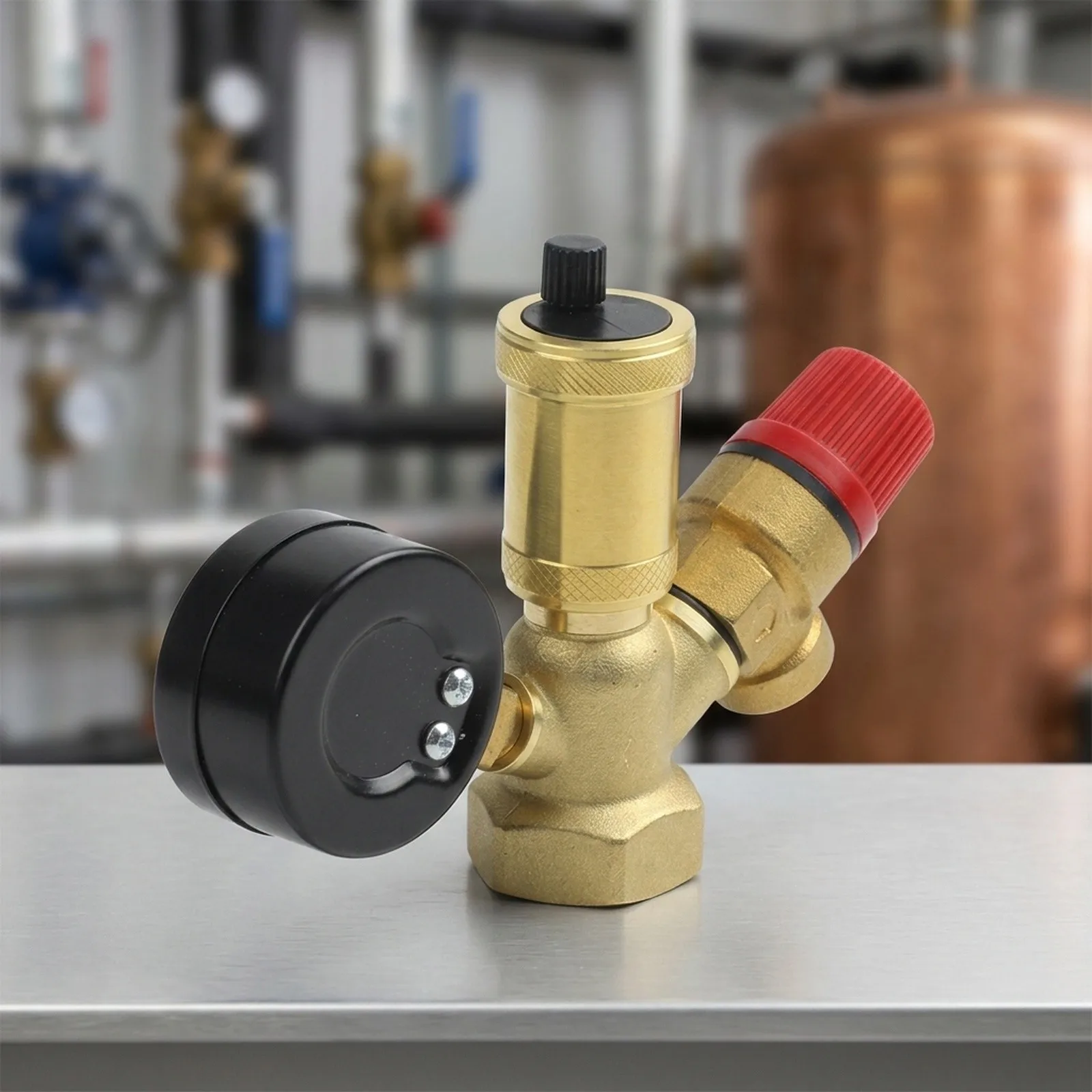Sophisticated Brass Boiler Safety Kit with Comprehensive Features for Optimal Performance in Heating Applications