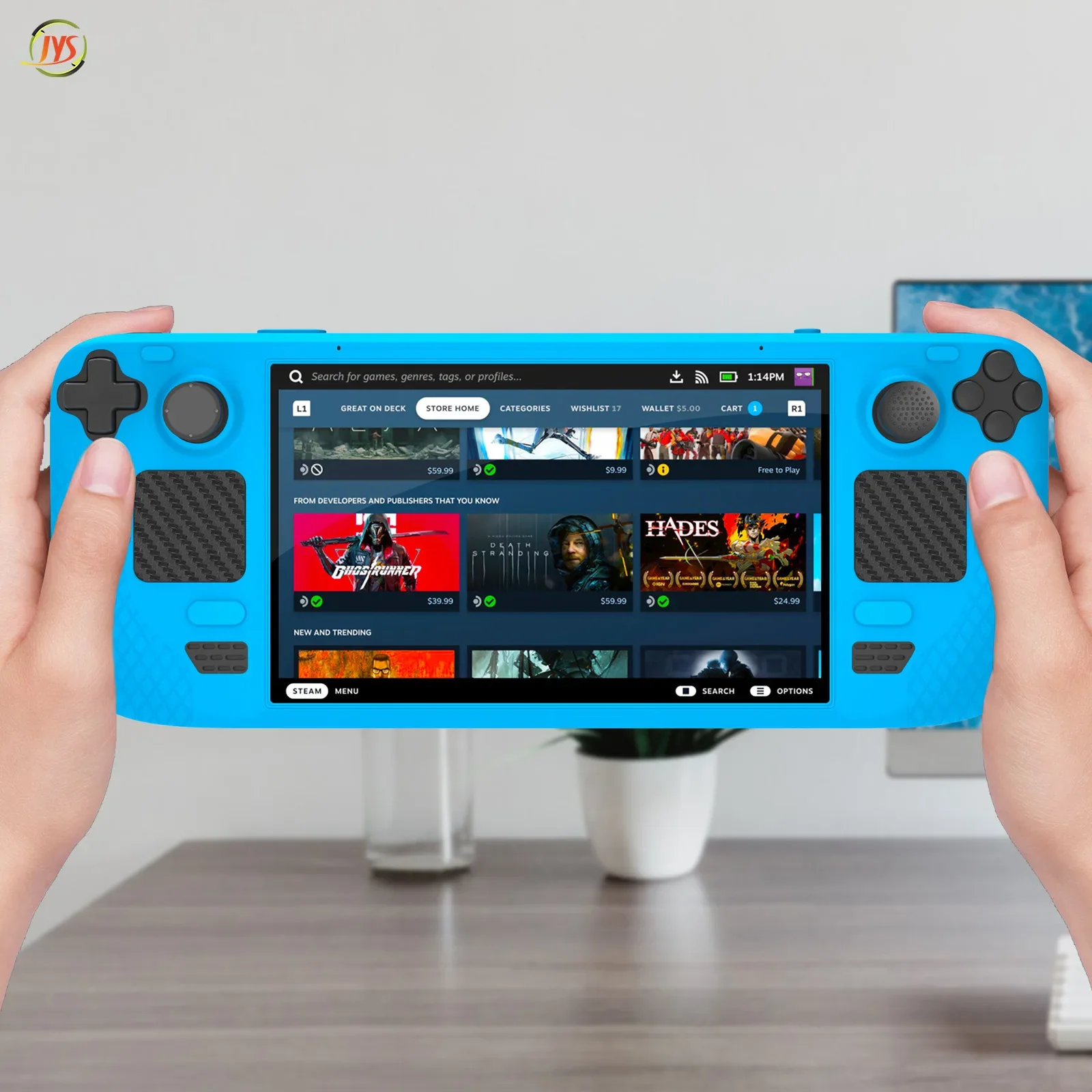 For Steam Deck Accessories Silicone Soft Shell Case Game Console Protective Sleeve Handheld Anti-drop Non-slip Shockproof Cover