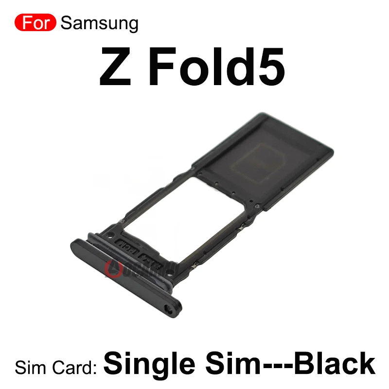 Single + Dual Sim Tray For Samsung Galaxy Z Fold 5 SM- F946 Black