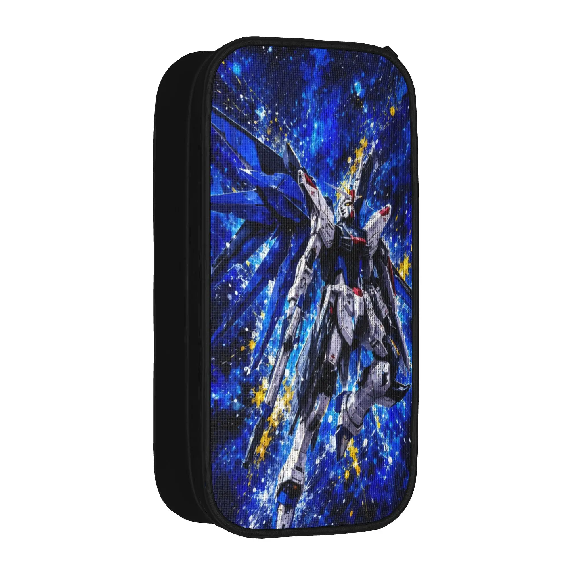 mobile suit gundams Pencil Cases Lovely   Pen Bags Girls Boys Large Storage Students School Gift Pencilcases