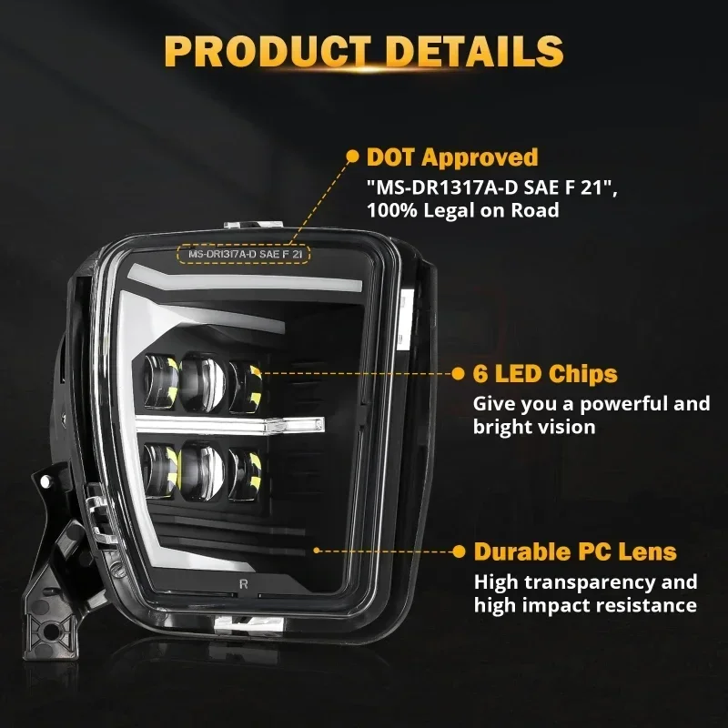 車 LED フォグランプフロントバンパードライビングランプアセンブリダッジラム 1500 2013-2018 68104821 AC 68104820 AC