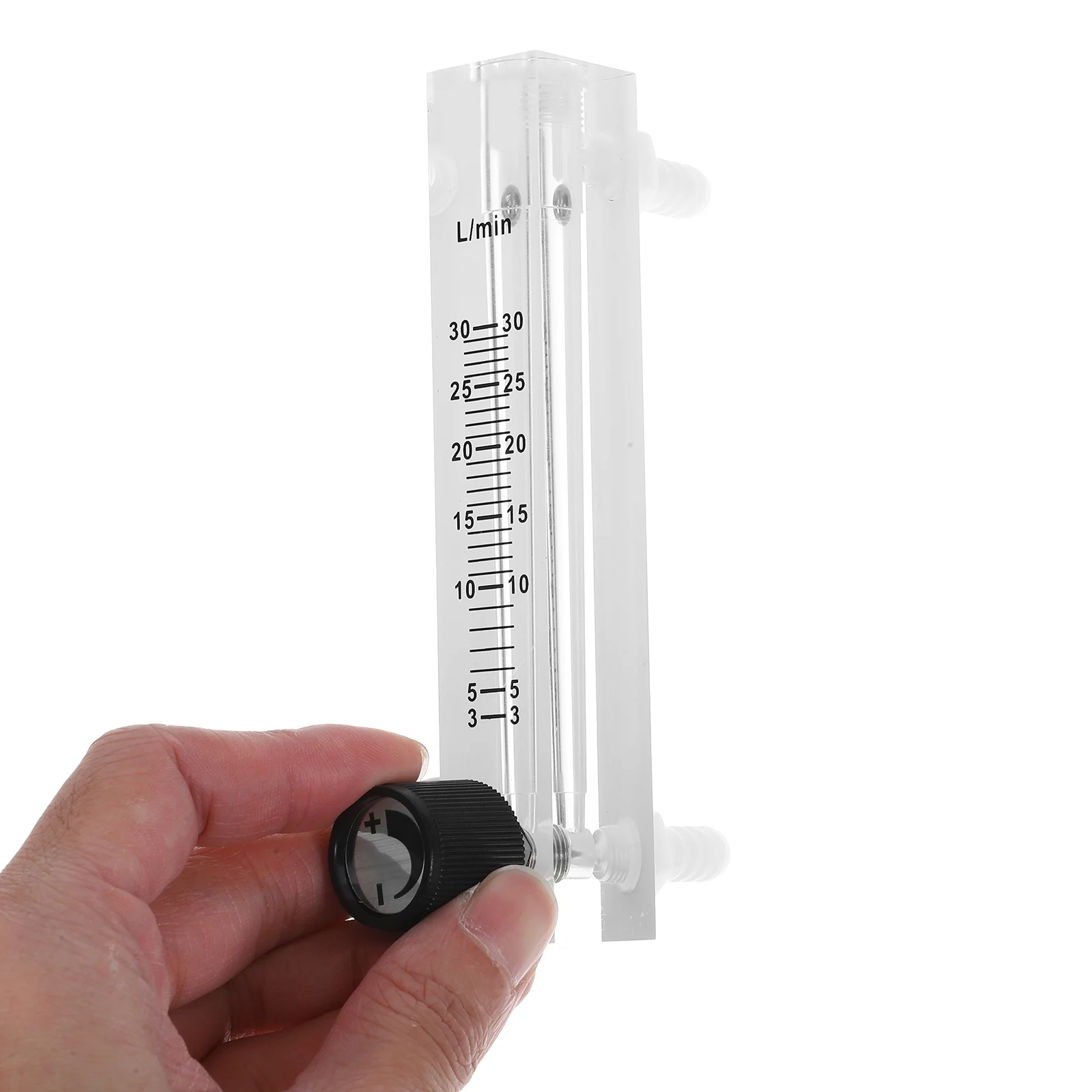 

Gas Flow Meter 30LPM Digital Water Thread Air Flow Rate Gauge for Garden Hose Oxygen Air Adjustable POM Material