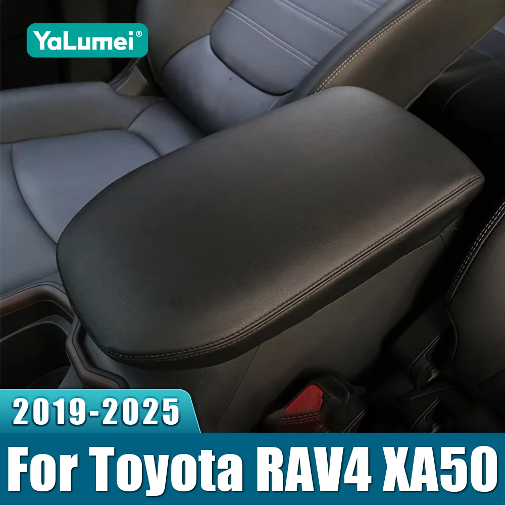 Für Toyota RAV4 XA50 2019 2020 2021 2022 2023 2024 2025 Hybrid Auto Mittelkonsole Armlehnenbox PU-Leder Aufbewahrungsbox-Abdeckung