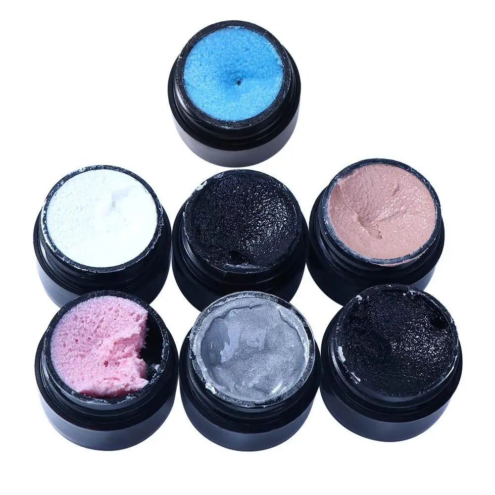 5ml gesso do prego diy decoração do prego 3d areia textura gesso gel unha arte polonês laca gel unha arte verniz decoração