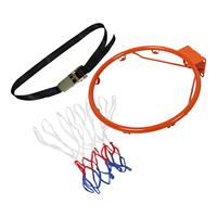 Portable Basketball Hoop Stand Heavy Duty Iron Rims Replacement Parts Standard Size Training Basket Net Kids