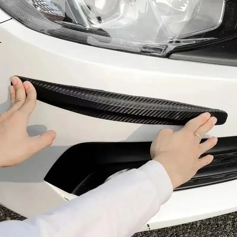 2Pcs Auto Car Anti-collision Protector Strip Bumper Guard Corner Protection Strips Scratch Protector Crash Blade Accessories