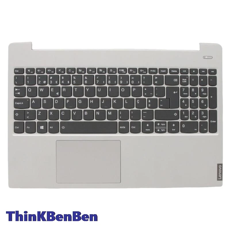 

PT Portuguese Grey Keyboard Upper Case Palmrest Shell Cover For Lenovo Ideapad S340 15 15IWL 15IML 15API 15IIL 5CB0S18768