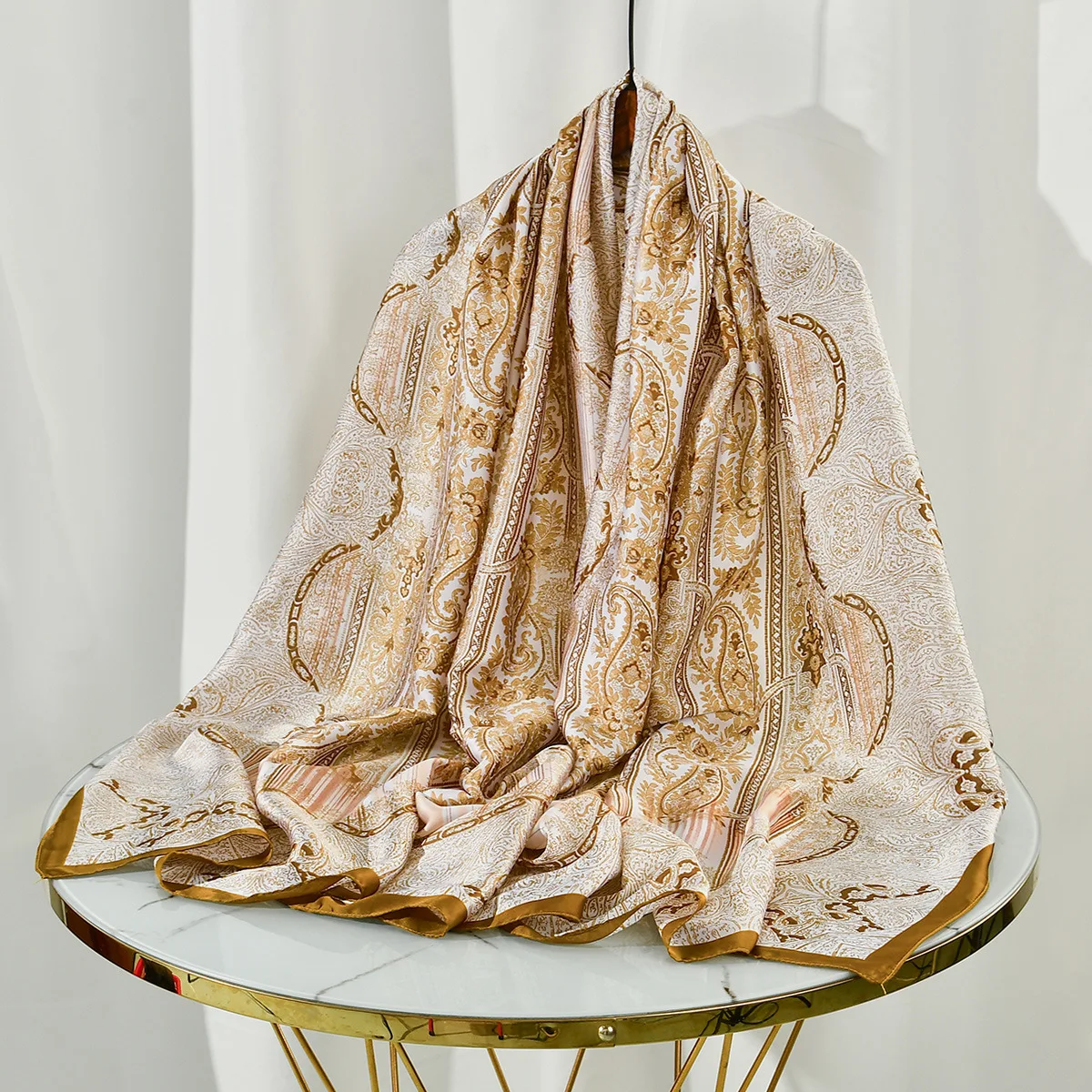 Spring/Summer New Arrival Cashew Print Long Scarf, Popular Ethnic Style Headwrap