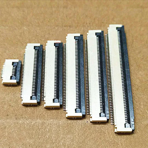 Imagen 2 del producto Conector de Cable plano FFC/FPC, adaptador de 0,5 MM, 4/5/6/8/9/10/12/14/16/18-40P, tipo abatible hacia abajo, 5 piezas