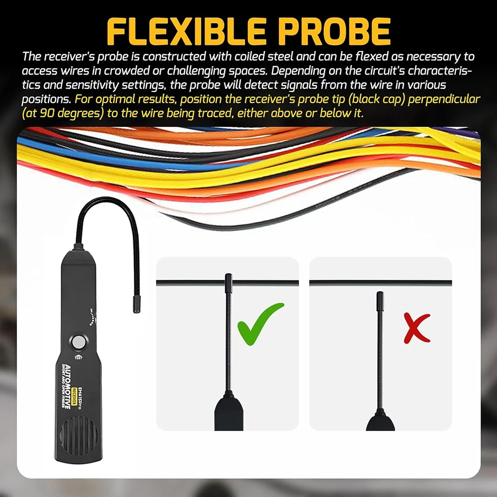 Multi-functional Automotive Circuit Tester 6V-42V Open & Short Finder Checker Car Repair Cable Circuit Wire Tracker Analyzer Tool