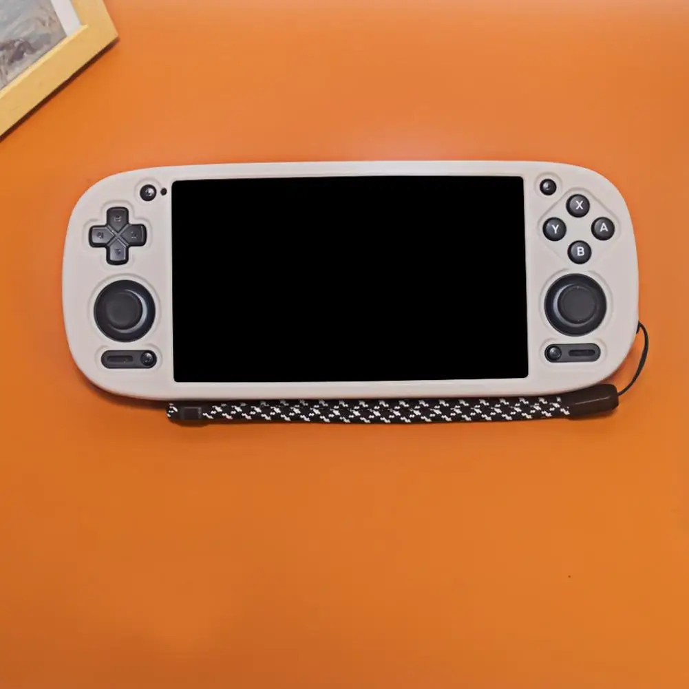 For Retroid Pocket G2 Silicone Gaming Protective Cover Wear-Resistant Simple Solid Color Waterproof Gaming Console Accessories