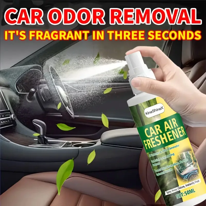 50ML Car Air Freshener And Odor Eliminator,Long-Lasting Natural Freshness Deodorant For Car Interiors,Home And Multi-Surface Use
