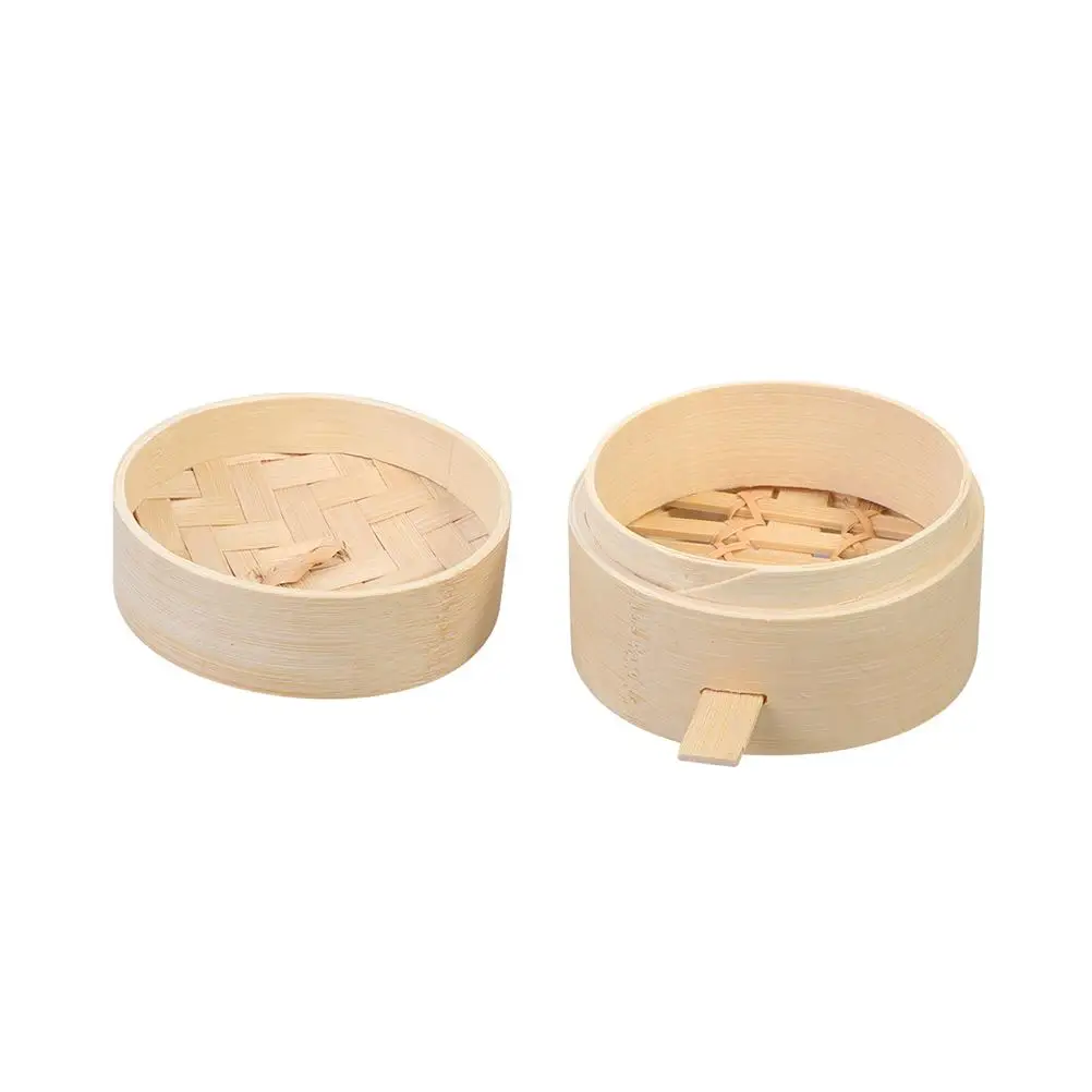 

Round Steamer Steamed Rack Mini for Dessert Dumplings Wooden Cooking Accessories Chinese