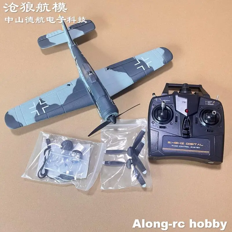

Volantex rc 761-17 FW190 Игрушка-истребитель Размах крыльев 400 мм 2,4G Самолет с дистанционным управлением RTF One Stunt с системой стабилизации пилота X