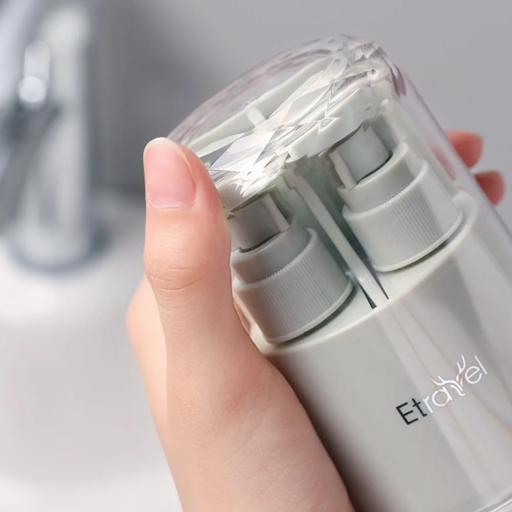 Durable Multifunction Toothpaste Cup Portable Lightweight Travel Cup Plastic Shampoo Storage Bottle Bathroom