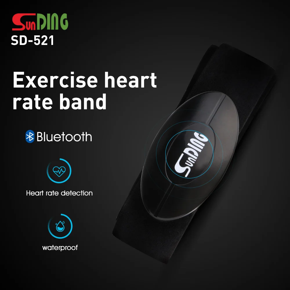 Sunding SD-520 SD-521 Adjustable Chest Wear Heart Rate Monitor Bluetooth 4.0 Wireless Smart Sensor Heart Rate Sport Monitor Tool