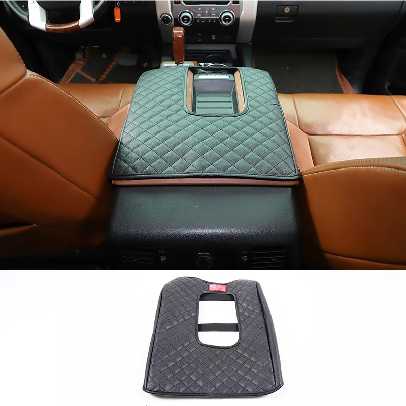 

For Toyota Tundra 2014-2021 Armrest Box Cover Car Interior Dustproof Mat Center Control Armrest Box Protective Cover