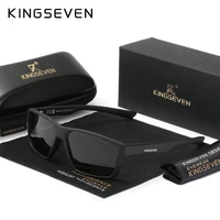 KINGSEVEN, gafas de sol informales para hombre, polarización Anti-UV400, montura rectangular, gafas Parsnip para mujer, gafas ultraligeras de lujo Retro