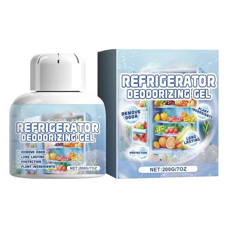 Refrigerator Deodorizer Effective Refrigerator Odor Eliminator Air Freshener Long Lasting Refrigerator Air Purifiers Gel For