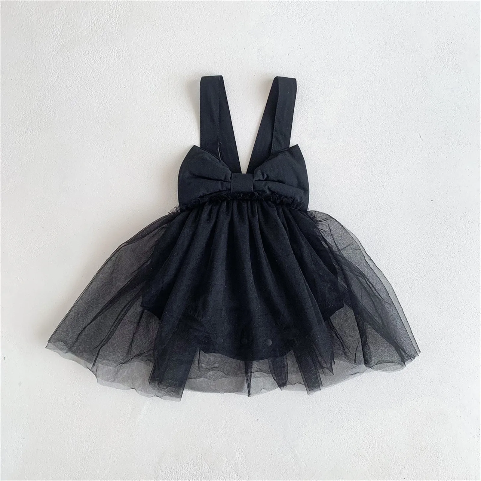 Big Bow Birthday Clothes for Newborn Toddler Suspenders Lace Jumper Dress for Girls Summer Infant Baby Girls Tutu Skirt Dress