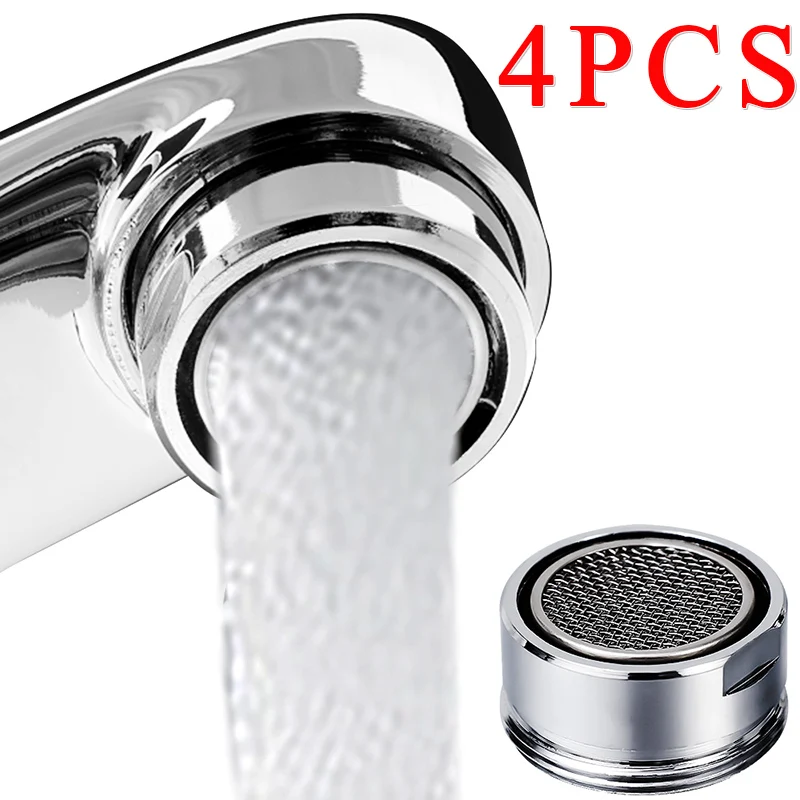 4/1Pcs Water Saving Aerator Taps Bathroom Kitchen Faucet Bubbler Filter Spout Net Soft Flower Water Mouth Prevent Splash Wrench