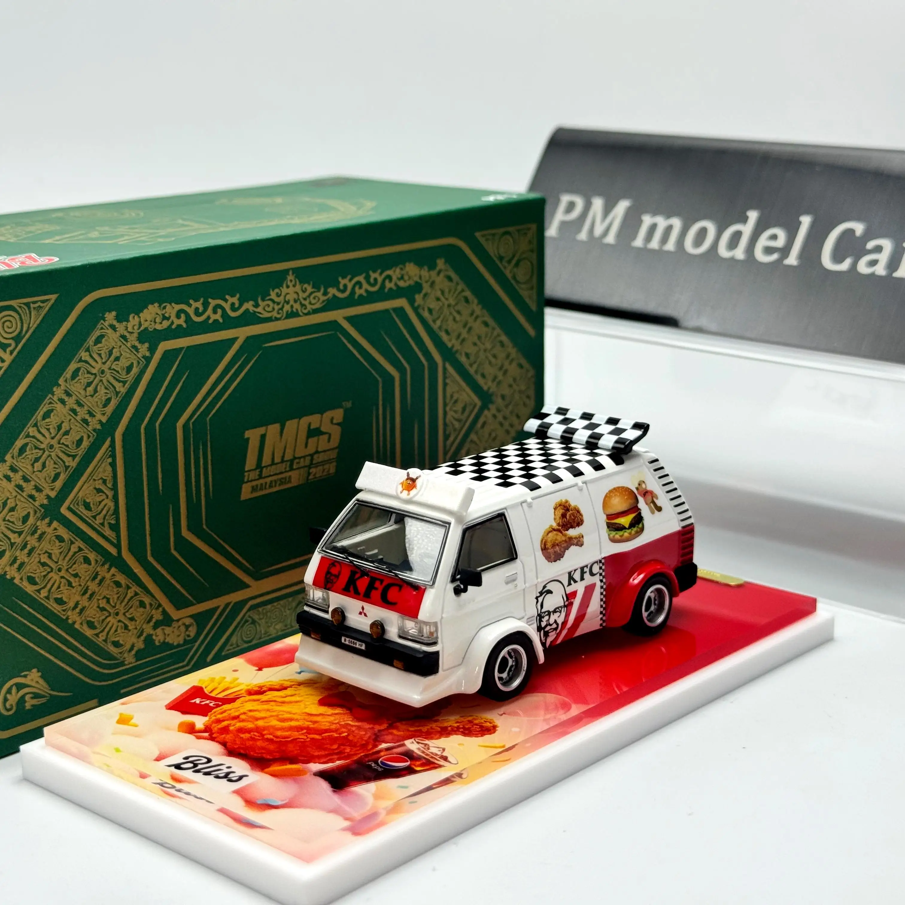 bliss-1-64-三菱デリカ-マレーシア博覧会限定-合金ダイキャストモデルカー-コレクタブルギフト