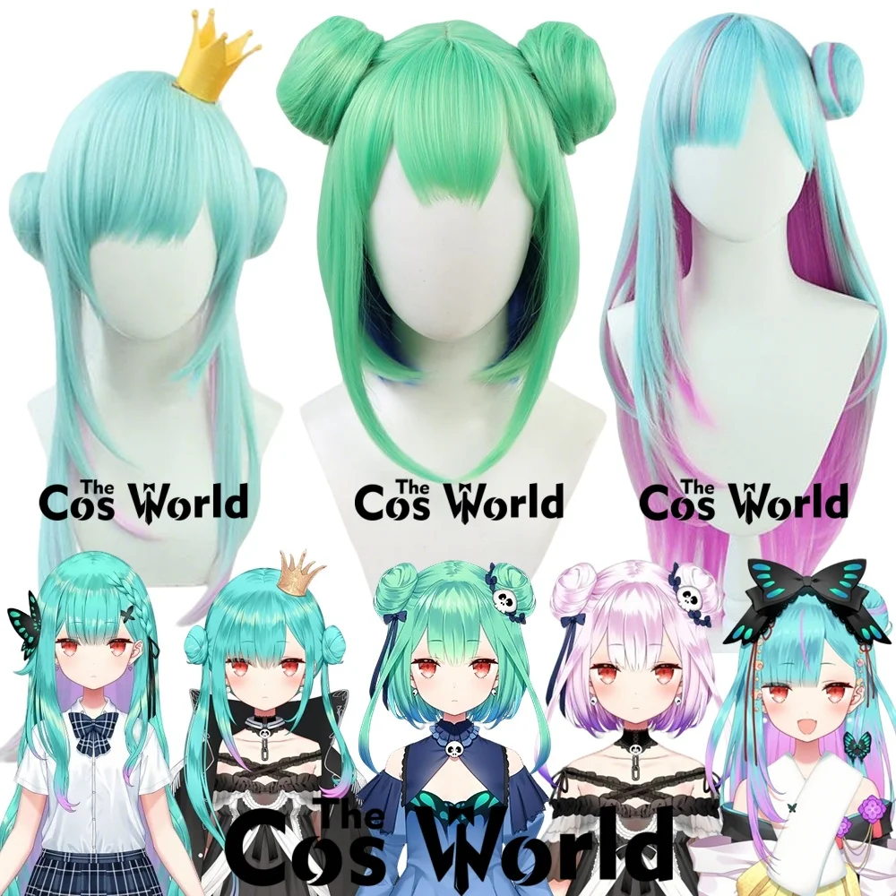 

8 стилей париков для косплея виртуальных YouTuber-ов VTuber Hololive Uruha Rushia на Хэллоуин, аниме-парики из синтетических волос + шапочка для парика