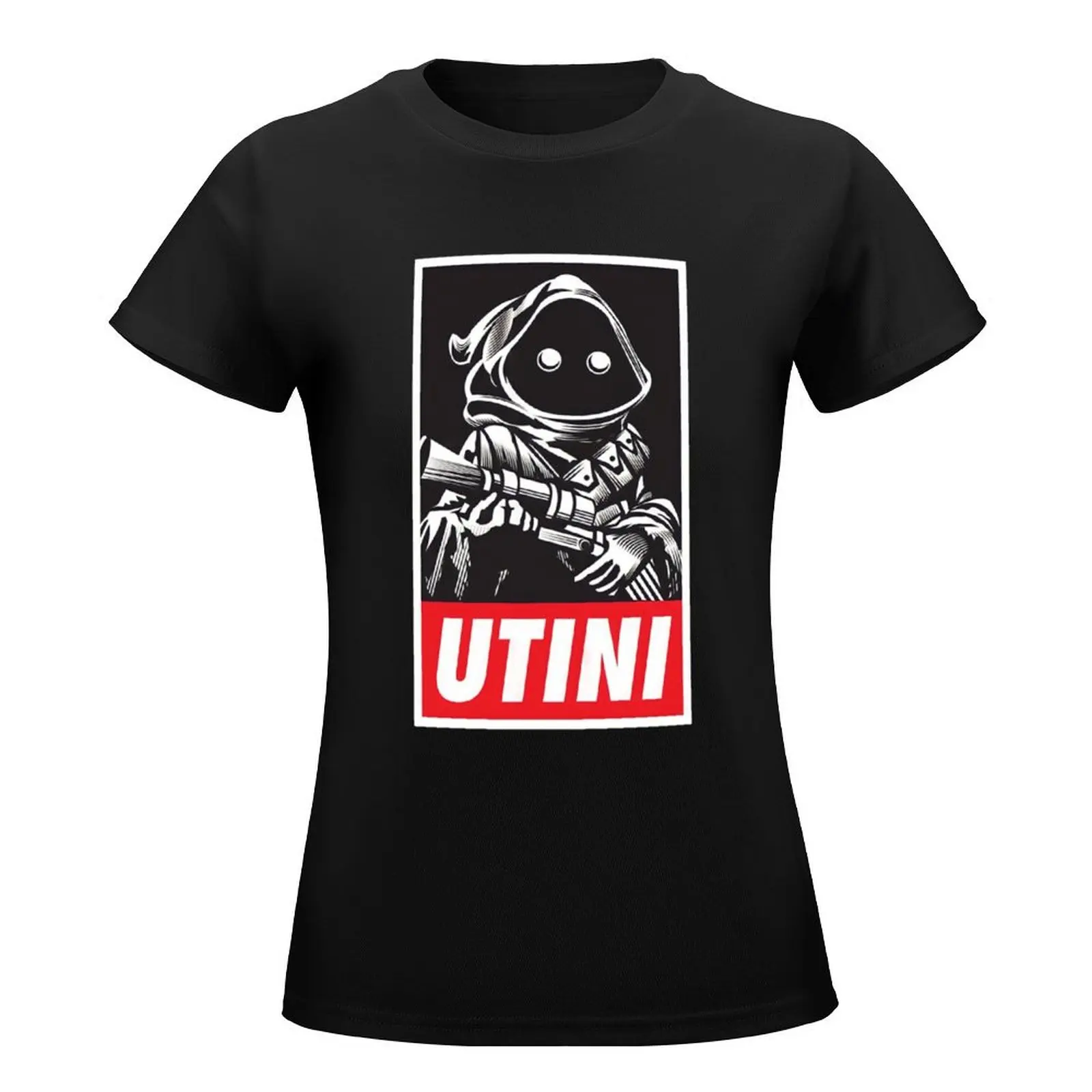 Grappige Utini T-Shirt T-Shirts Esthetische Kleding Dierenprint Shirt Voor Meisjes Vrouwen T-Shirt