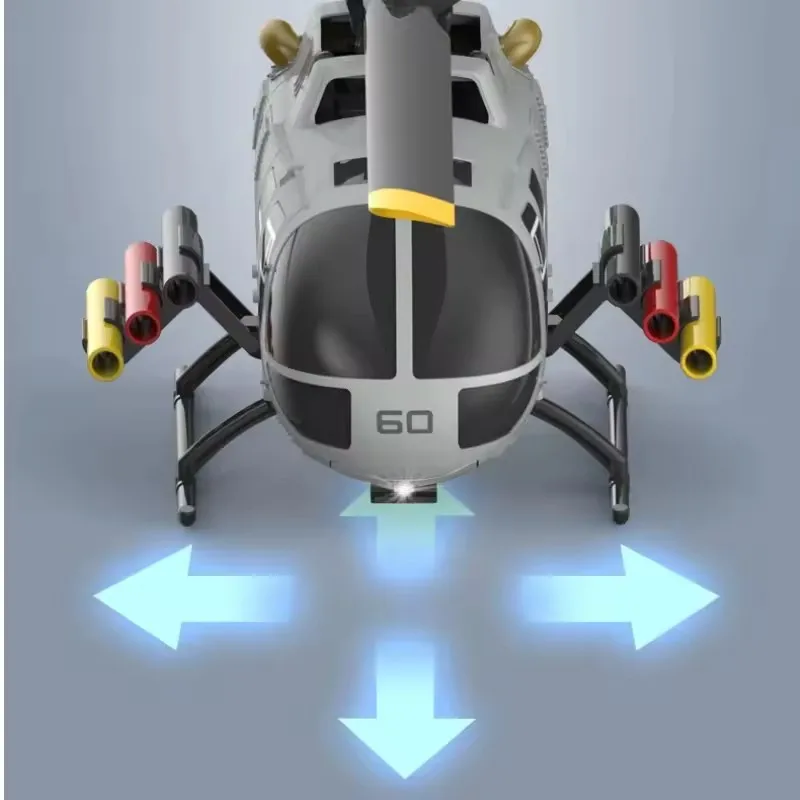 NEW Remote Control Helicopter Six-Pass Simulation BrushlessFlight Model Optical Flow Positioning No Aileron Design RC Airplane