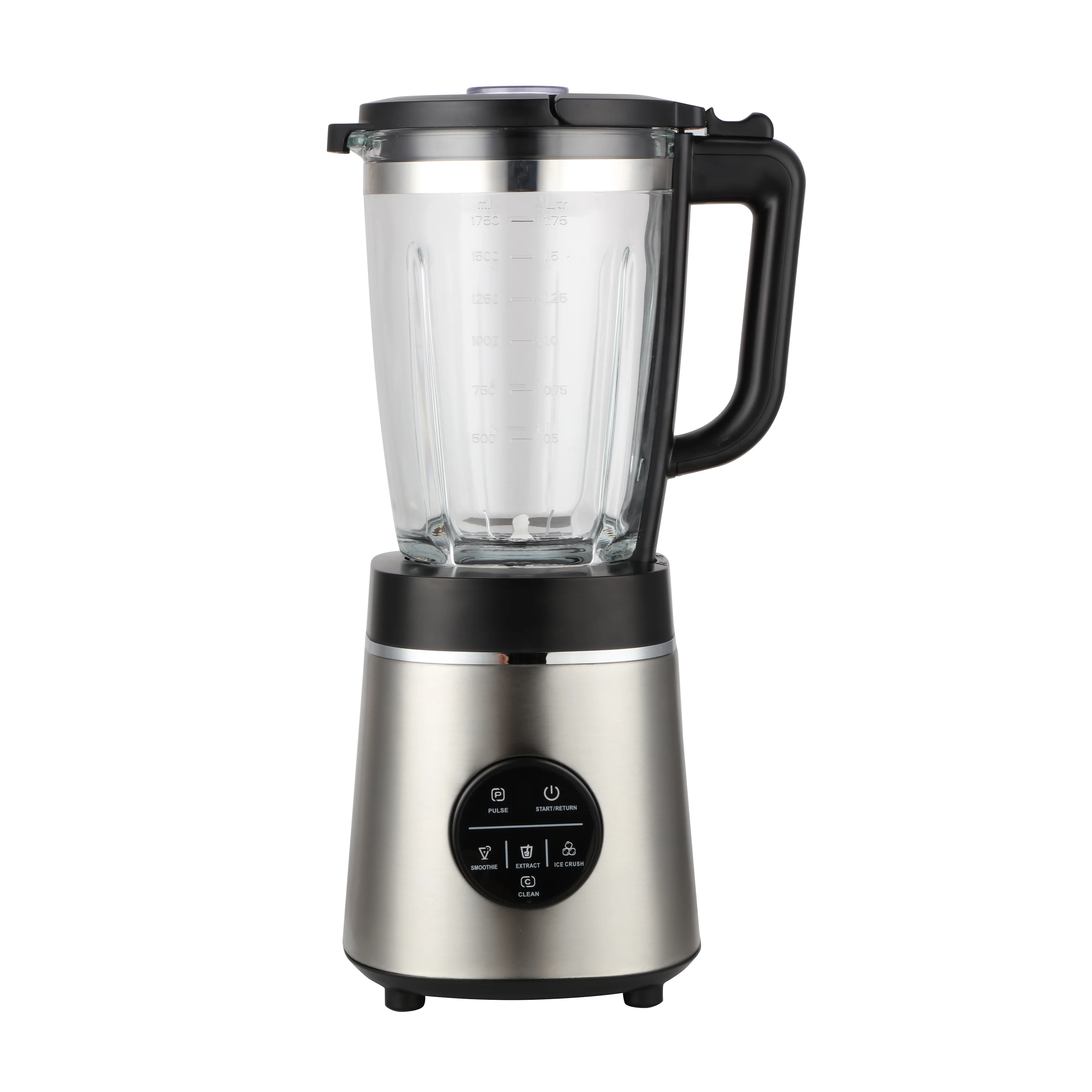 

Оптовая продажа, 1,75 л, портативная соковыжималка для еды и фруктов из нержавеющей стали, многорежимный кухонный домашний блендер для смузи, мелкая бытовая техника