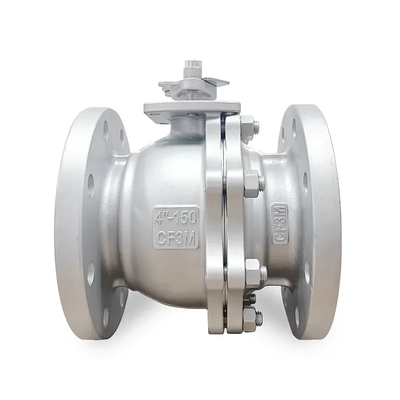 Factory Direct CF3M Stainless Steel Flange Ball Valve Q41F-16P Manual Heavy for High Temperature Media OEM Customizable