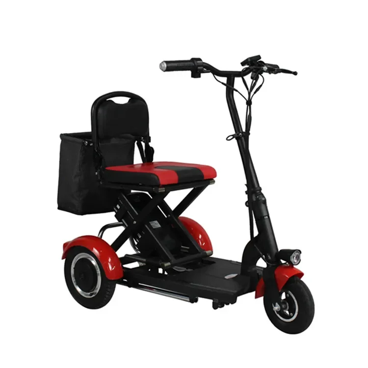 Three Wheel Electric Motorcycle Tricycles Lightweight Foldable New Mobility Scooter