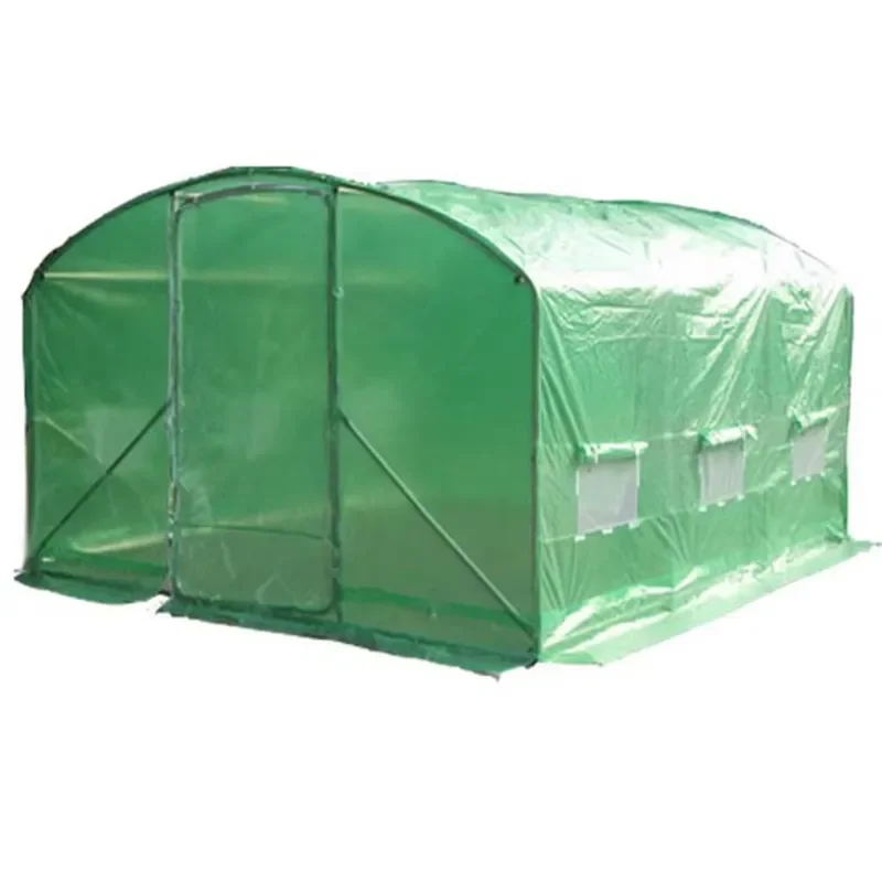 Wholesale Poly Tunnel Greenhouse for Fish and Plants Easily Assembled with Metal Frame and Pressure Treated Wood Eco-Friendly