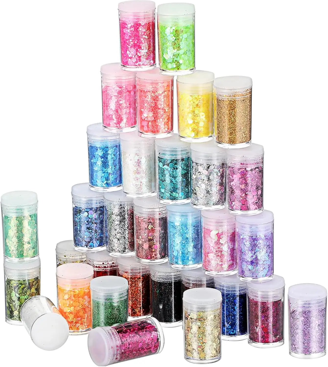 جليتر مكتنز ثلاثي الأبعاد، 32 لونًا لامعًا لمهرجان الحرف اليدوية، مسحوق ترتر، فنون الأظافر، راتنجات الايبوكسي، ترتر، رقائق البريق #2