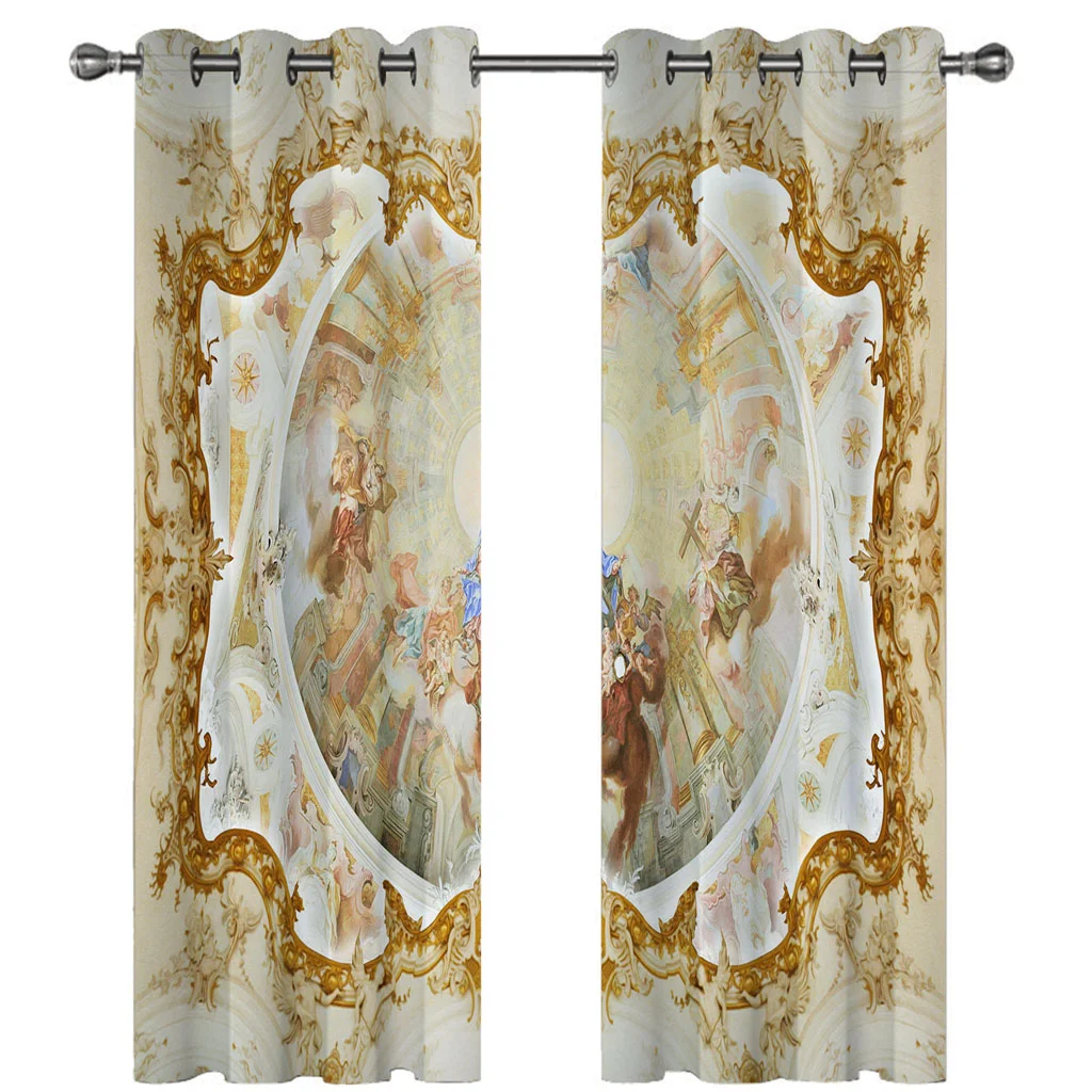 Beautiful Photo Fashion Customized 3D Curtains angel curtains 3D Curtains set For Bed room Living room Office Hotel Home