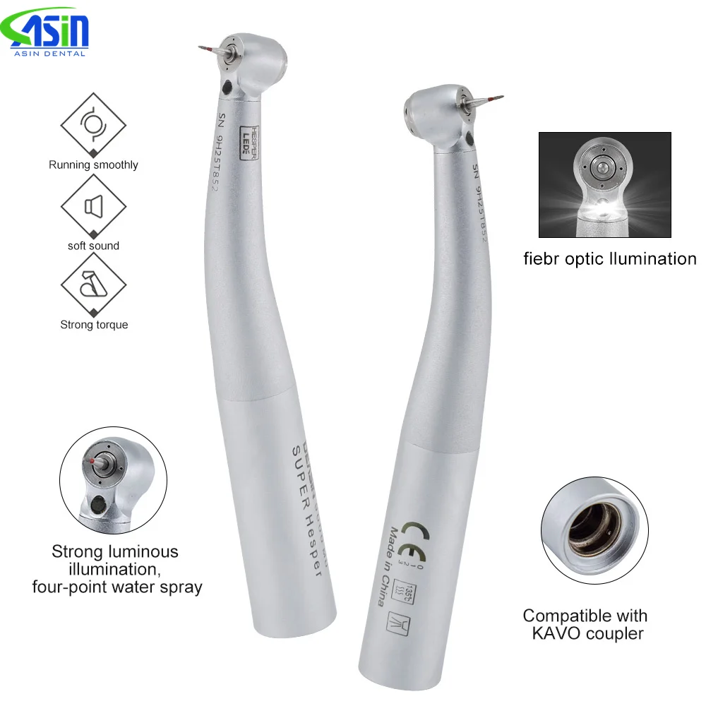 Dental MINI Head Fiber Optic High speed handpiece for kid Air Turbine Handpiece 9000L For Kavo Coupling dentistry Equipment Tool