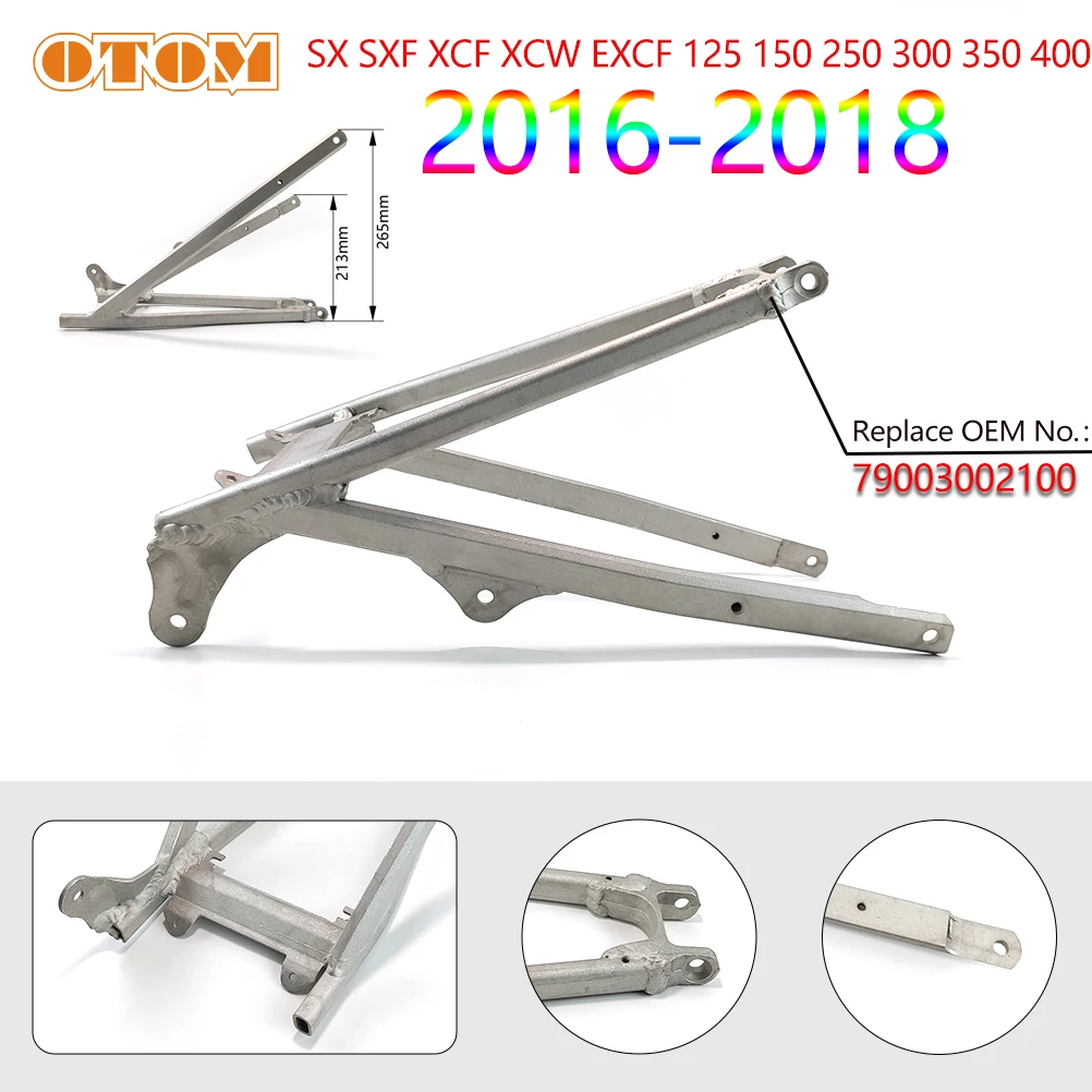

Субрамка для поддержки заднего сиденья мотоцикла OTOM для KTM SX SXF XC XCW XCF EXCF 125 150 250 300 450 500 2016-2018 Tailstock79003002100
